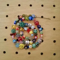 ①②MA様専用ページ　カラフルビーズ１連セット