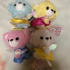 Sweet Bear ぬいぐるみ マスコット 4種セット