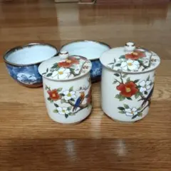 【未使用】九谷焼　ペア湯呑み