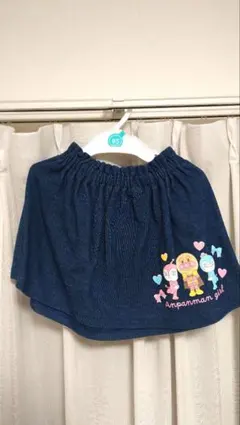 アンパンマン スカート サイズ100 ネイビー