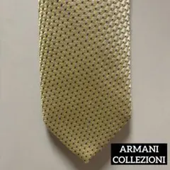 ARMANI COLLEZIONI ネクタイ 幾何学柄 シルク100 イエロー系のサムネイル