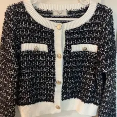 Noela ツイード風カーディガン