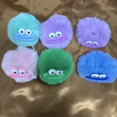 ソーセージのリップモンスター ふわふわモフモフシュシュ2個ヘアゴム4個　6セット