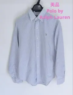 美品　Polo by Ralph Lauren レディース　ストライプシャツ