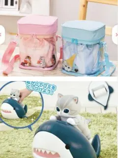 mofusand モフサンド　巾着つき ショルダーバッグ こらころクリーナー