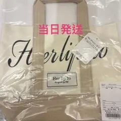 値下げ不可×】Her lip to HLT Mini Tote ivory 白 - メルカリ