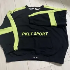 PKLT SPORT 黒 黄緑 スウェットトレーナーのサムネイル