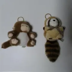 TAKENOKO ぬいぐるみキーホルダー 2個