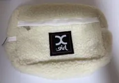X-girl ボアポーチ ホワイトのサムネイル