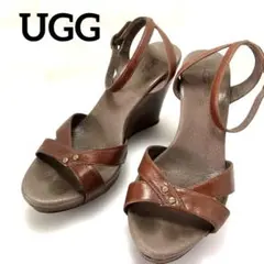 UGG サンダル　ブラウン　サイズ6(23.5〜24.0)