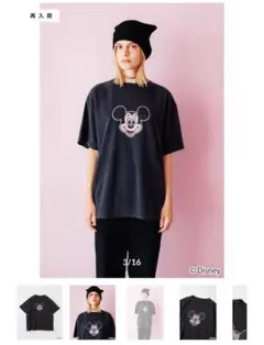 wcj ミッキーマウス オーバーサイズTシャツ OVER DYE SS TEEのサムネイル