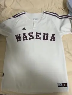 早稲田大学　野球ユニフォーム　アディダス　ほぼ新品　メンズLサイズ　WASEDA 早稲田大学 野球ユニフォーム アディダス ほぼ新品 メンズL