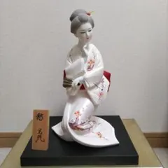 日本人形 舞妓 紫の羽衣 着物 伝統工芸品 - メルカリ