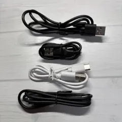 【type-C】USBケーブルセット（黒・白）