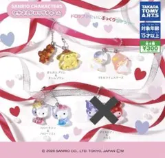 サンリオキャラクターズ　なかよしドロップチャーム 3個セット