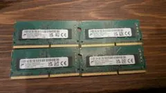 DDR4 1Rx8 PC4 3200AA SA2 11 8GB 4枚セット