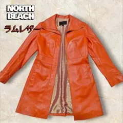 NORTHBEACH ラムレザー　高級レザー　レザージャケット　羊革　革ジャン