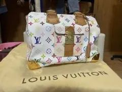 ルイ・ヴィトン モノグラムマルチカラー オーレリア 白 ポーチ付き 