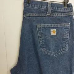 カーハート 42☓36 デニムパンツ ジーパン ジーンズ ブルーのサムネイル