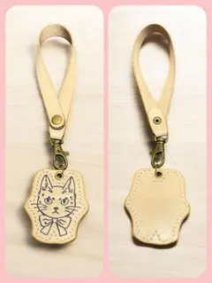 バッグチャーム【猫 正面】