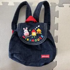 【美品】ミキハウス デニムリュック