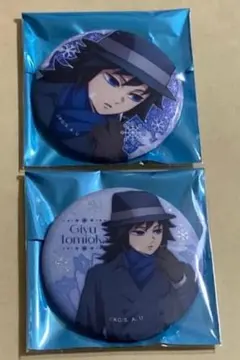 鬼滅の刃 AGF2025 ホログラム缶バッジ 冨岡義勇