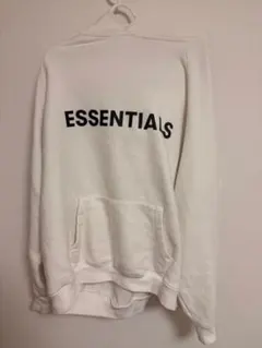 essentialsパーカー　ホワイト