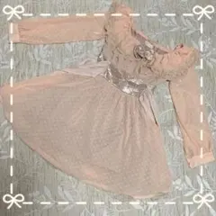 リズリサ　ピンク　ミニワンピース　フリーサイズ