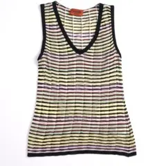 vintage missoni archive レーヨン ニットタンクトップのサムネイル