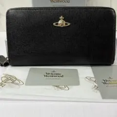 新品同様‼️ 現行　ヴィヴィアンウエストウッド　長財布　オーブ　ラウンドファスナー