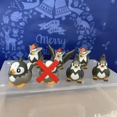 ポケモン　指人形　ムックル　ムクバード　ムクホーク　進化セット　７体