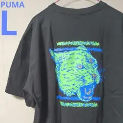 PUMA ヒロットン トラ タイガー Tシャツ 黒 L 新品 バックプリントのサムネイル