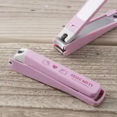 HELLO KITTY ピンク爪切り Sタイプ　キティ