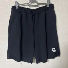 CRONOS スウェット　ハーフパンツ ブラック