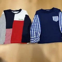 moujonjon 長袖カットソー 110cm クレイジーパターン