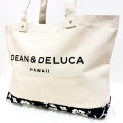【ハワイ限定】DEAN & DELUCA トートバッグ キャンバス ハイビスカス