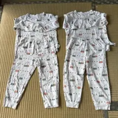 ユニクロ　ミッフィー　ベビーパジャマ 100サイズ　2セット