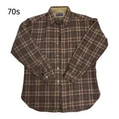70s PENDLETON ウールシャツ USA製 vintageのサムネイル