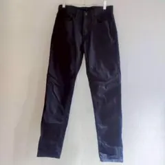 良品★UNIQLO ウルトラストレッチ スキニーフィット カラージーンズ 黒 S