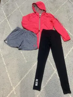 CONVERSE ウィンドブレーカー ショートパンツ レギンス セットのサムネイル
