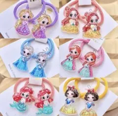 プリンセス ヘアゴム 12個セット