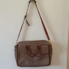 SAZABY ビジネスバッグ 2way ショルダーバッグ  南京錠付き