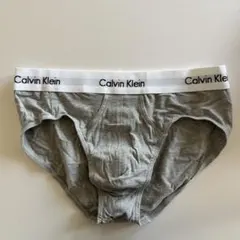 カルバンクライン　メンズビキニ　L(M) グレー　ビキニブリーフ　男性ブリーフ