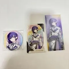 朝比奈まふゆ クリアしおり 箔押し缶バッジ グリーティングカード