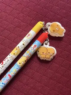 平成レトロ なっとうちゃん シャープペン・未使用品・チャーム付き