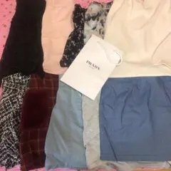 リップサービス、ダチュラ他ミニスカート10着セット★PRADAショップ袋付き