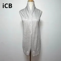 iCB アイシービー カーディガン ボレロ サイズS 麻のサムネイル