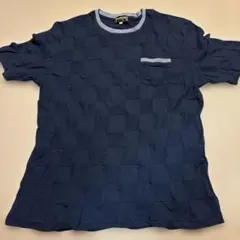 最終値下げ中 綿100 メンズ半袖Tシャツ ネイビー　LL