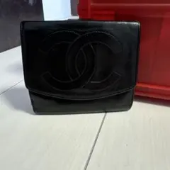 正規品　シャネル CHANEL ココマーク 二つ折り財布 ブラックのサムネイル