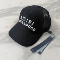 新品AMIRI スターパッチ メッシュキャップ ブラック - メルカリ